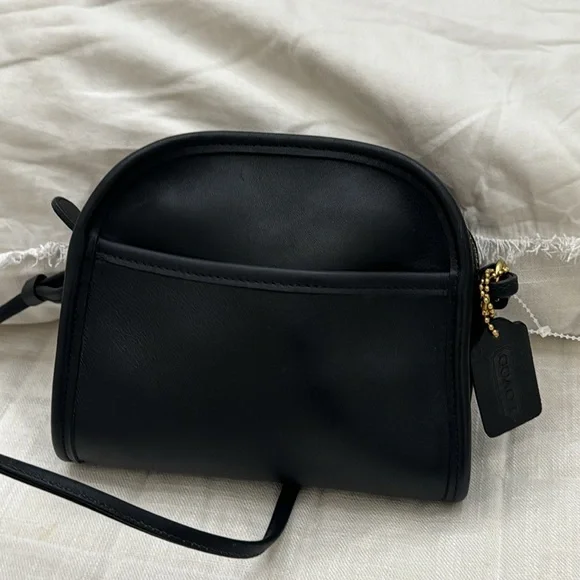 Coach vintage abbie Bag black leather - Picture 3 of 9
